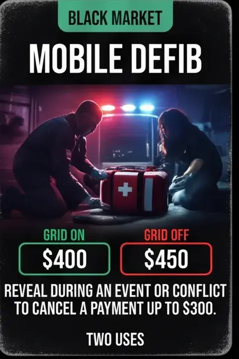 Mobile Defib card