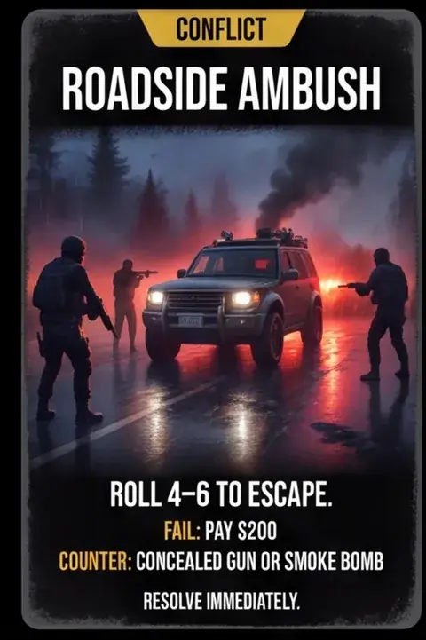 Roadside Ambush conflict card