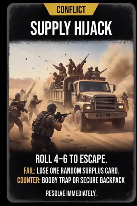 Hijack conflict card