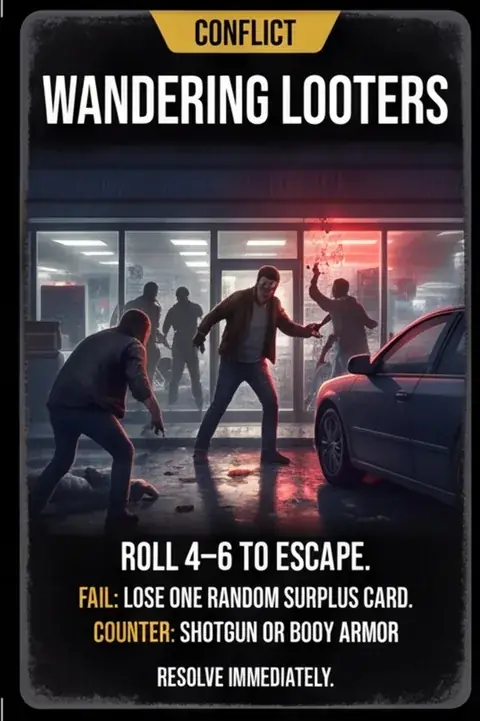 Looters conflict card