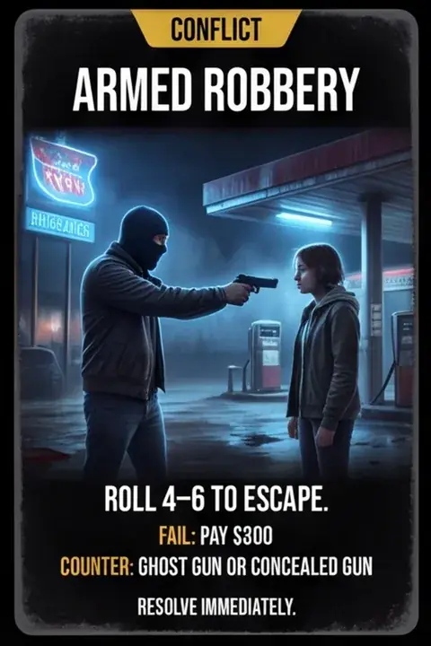 Armed Robbery conflict card