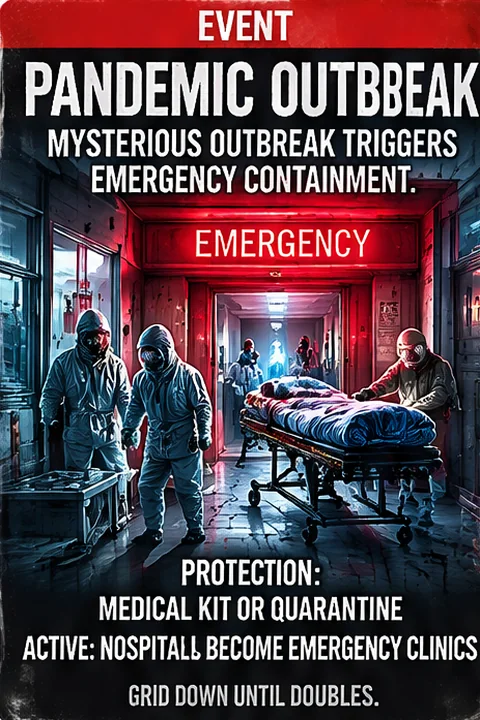 Pandemic event card